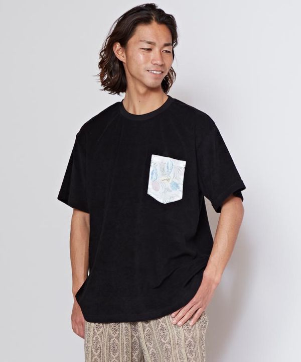 Pile Fabric Tee for Men