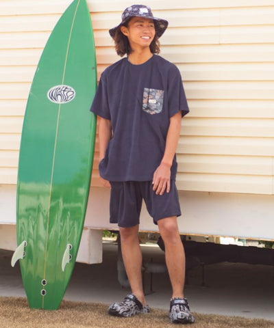 Pile Fabric Tee for Men