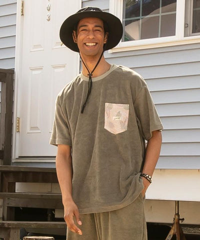 Pile Fabric Tee for Men