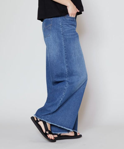 SURF＆Palms Washed Denim Flare Pants