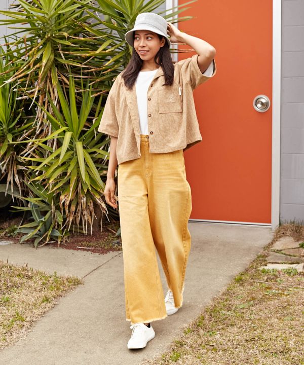 SURF＆Palms Washed Denim Flare Pants