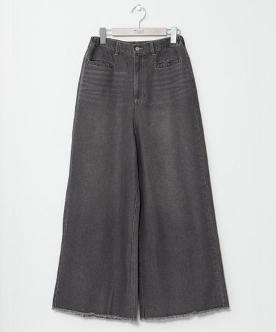 SURF＆Palms Washed Denim Flare Pants