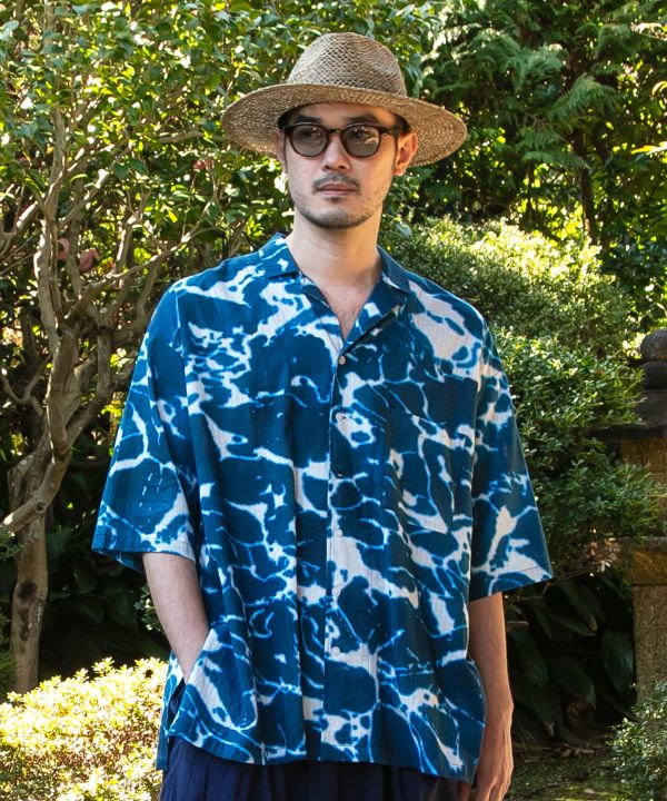 SHIRANAMI - Open Collar Shirt