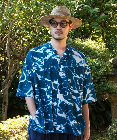 SHIRANAMI - Open Collar Shirt