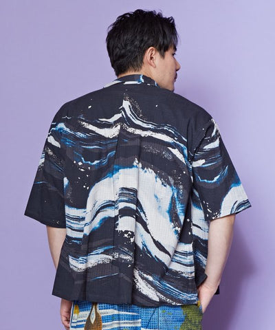 SHIRANAMI - Open Collar Shirt