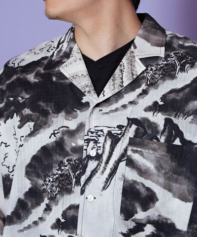 SHIRANAMI - Open Collar Shirt