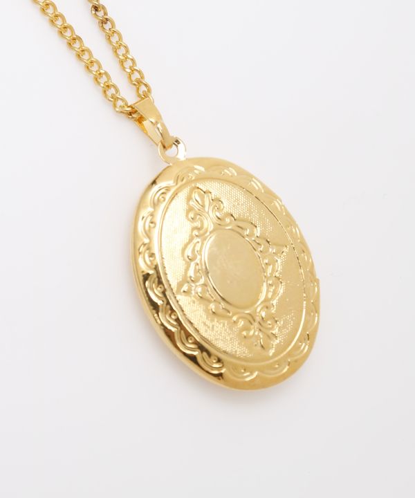 Damascenado - Collier pendentif médaillon