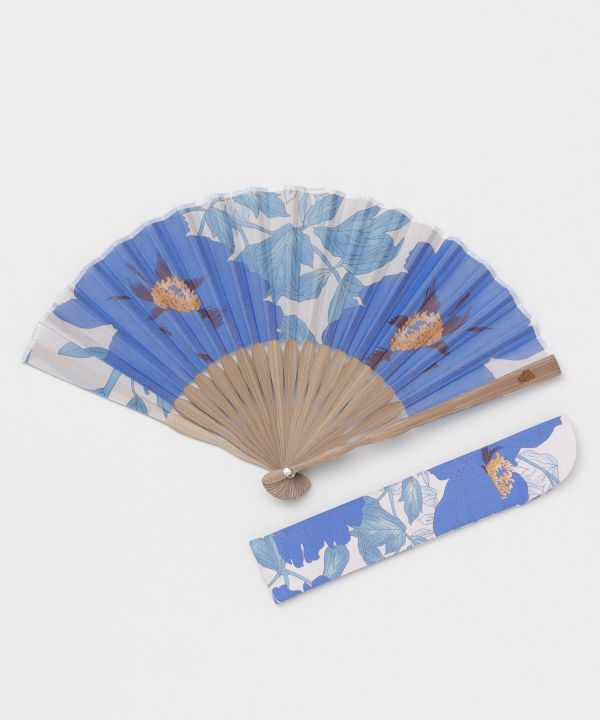 HANAMEKI BOTAN - Sensu Fan by Kaya - Ametsuchi