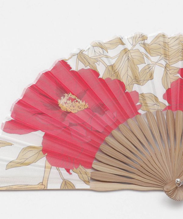 HANAMEKI BOTAN - Sensu Fan by Kaya - Ametsuchi