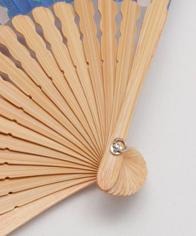 SAKI ROMAN Bamboo SENSU Fan by Kaya - Ametsuchi