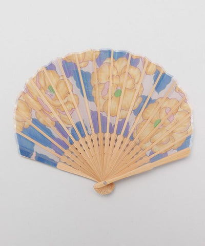 SAKI ROMAN Bamboo SENSU Fan by Kaya - Ametsuchi