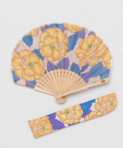 SAKI ROMAN Bamboo SENSU Fan by Kaya - Ametsuchi
