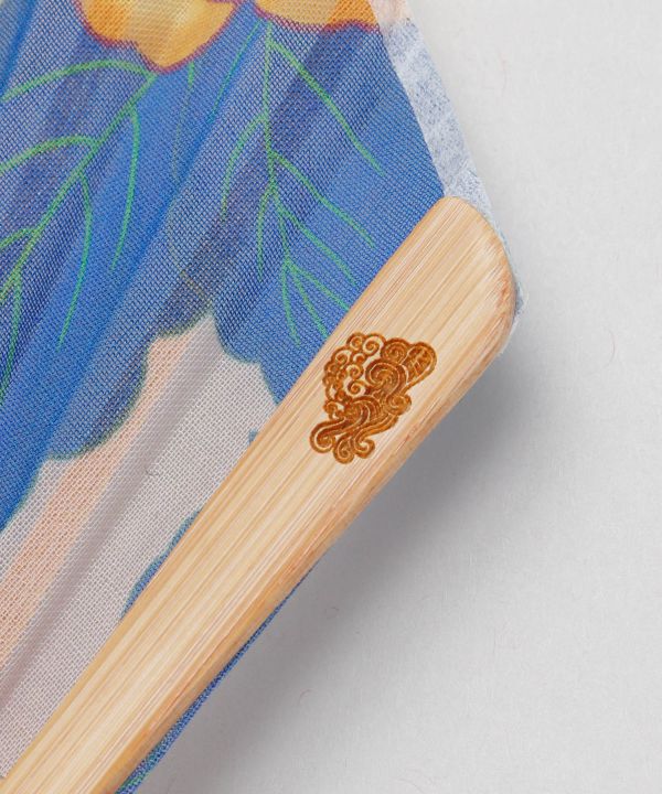 SAKI ROMAN Bamboo SENSU Fan by Kaya - Ametsuchi