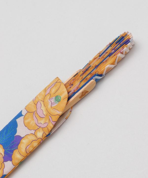 SAKI ROMAN Bamboo SENSU Fan by Kaya - Ametsuchi