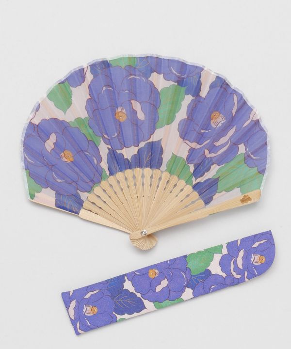 SAKI ROMAN Bamboo SENSU Fan by Kaya - Ametsuchi