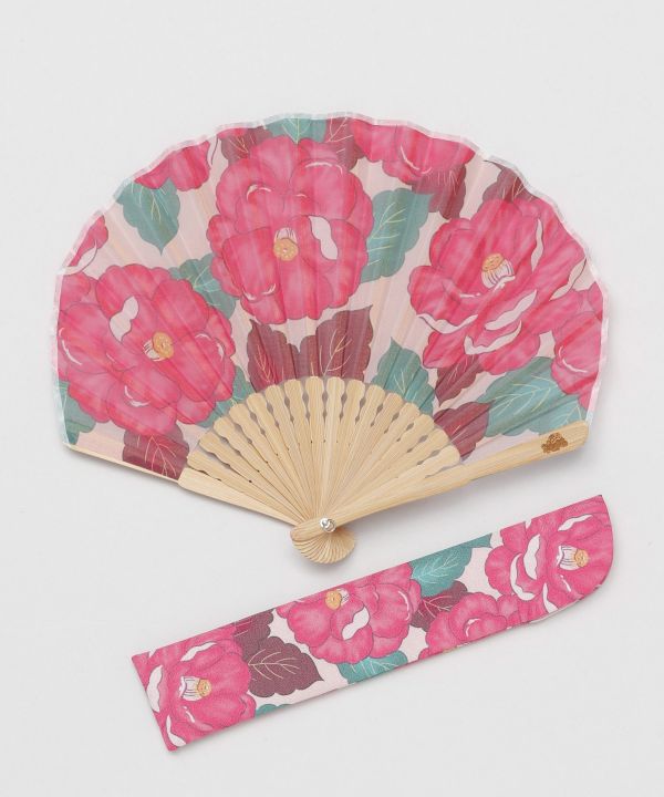 SAKI ROMAN Bamboo SENSU Fan by Kaya - Ametsuchi