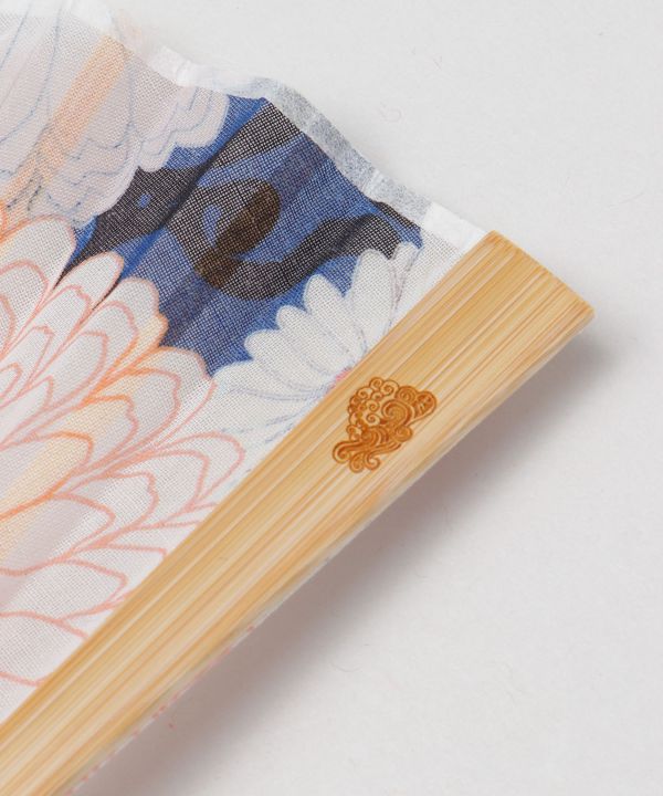 KIKU Modern Bamboo SENSU Fan by Kaya - Ametsuchi