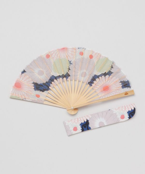 KIKU Modern Bamboo SENSU Fan by Kaya - Ametsuchi
