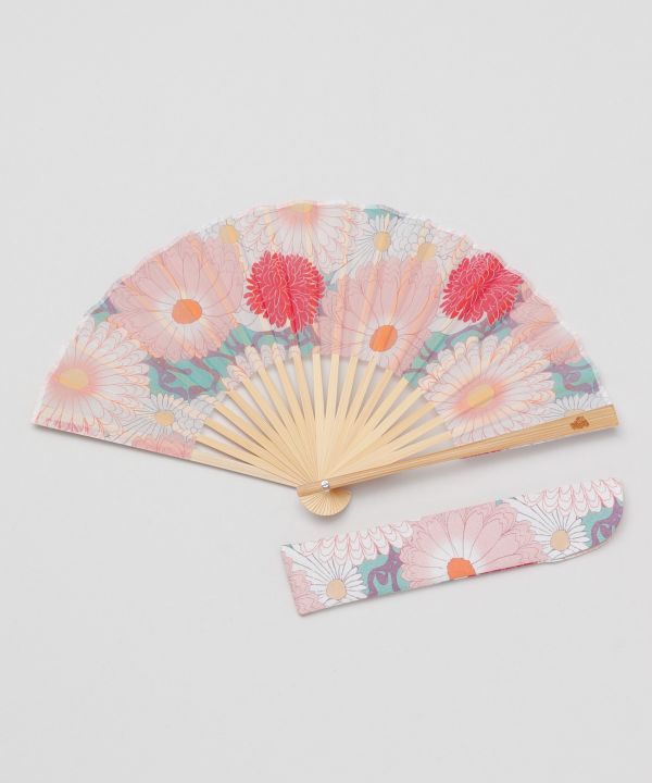 KIKU Modern Bamboo SENSU Fan by Kaya - Ametsuchi