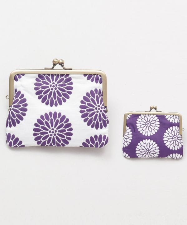 HANA FUKURE - Matelasse GAMAGUCHI Flat Purse Bags & Purses by Kaya - Ametsuchi