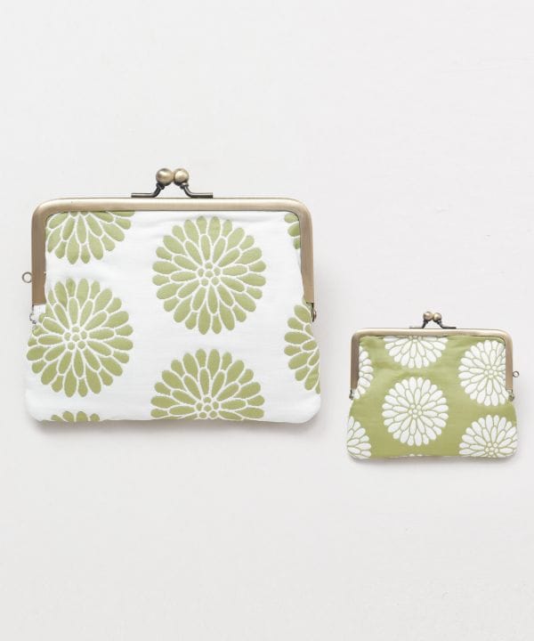 HANA FUKURE - Matelasse GAMAGUCHI Flat Purse Bags & Purses by Kaya - Ametsuchi