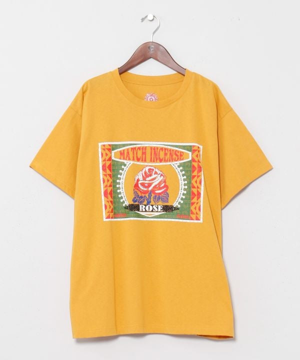 Match Incense Package Tee - L by AMINA - Ametsuchi