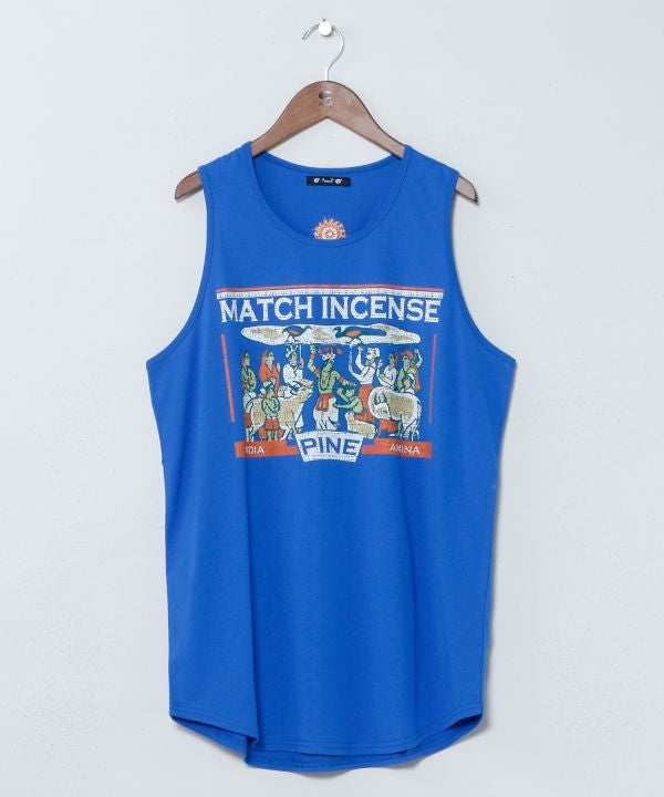 Match Incense Package Tank Top by AMINA - Ametsuchi