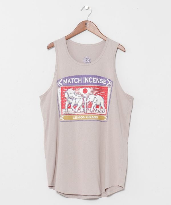 Match Incense Package Tank Top by AMINA - Ametsuchi