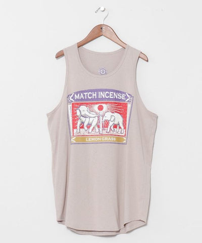 Match Incense Package Tank Top by AMINA - Ametsuchi
