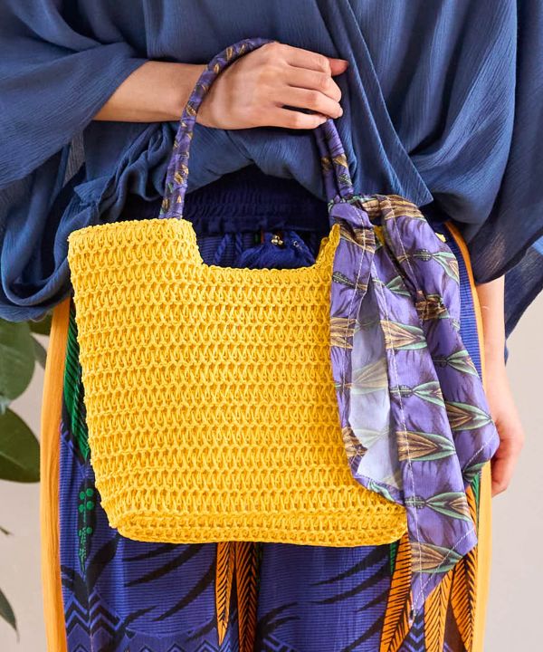 Kitenge Pattern Handle Handbag