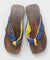 Kitenge Pattern Thong Wooden Sandals