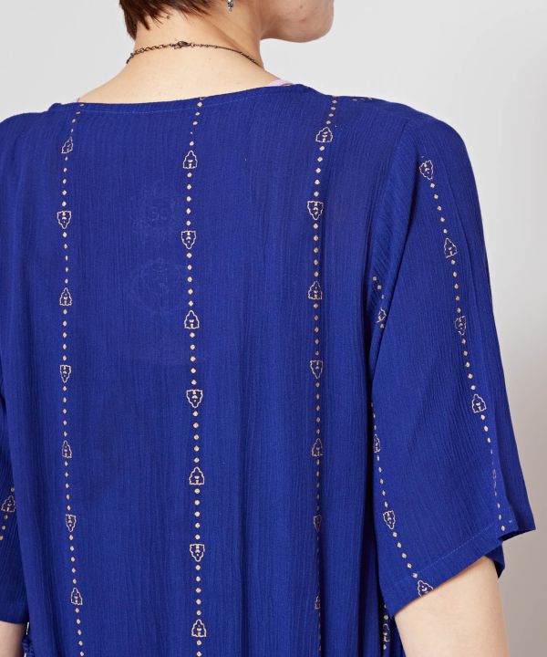 UV Pprotection Rayon Crepe Kimono