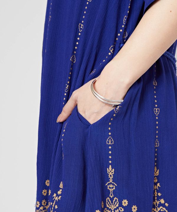 UV Pprotection Rayon Crepe Kimono