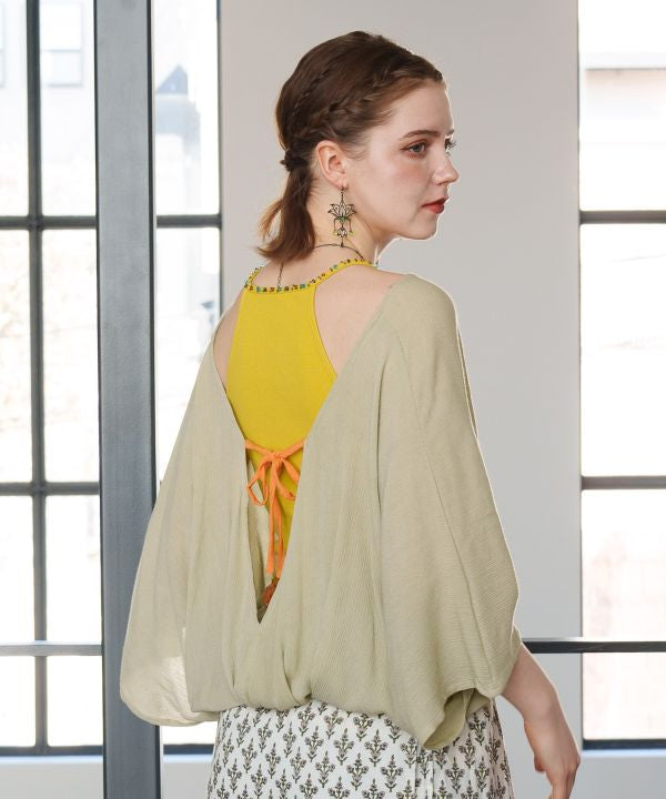 Bohemian Shirred Hem Top