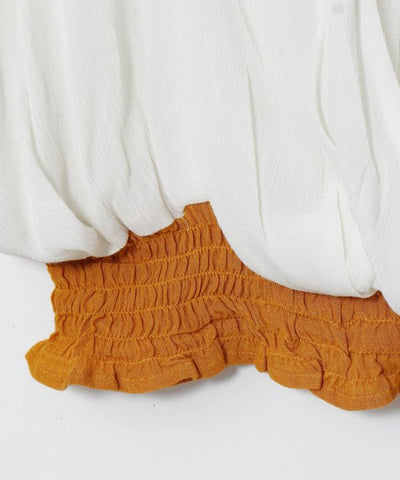 Bohemian Shirred Hem Top