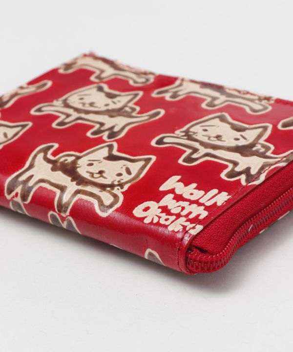 OKAKA Goat Leather Compact Wallet