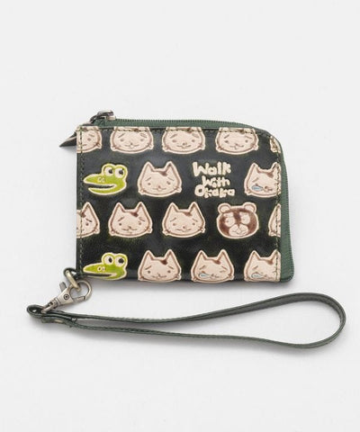 OKAKA Goat Leather Compact Wallet