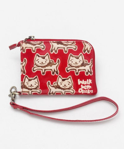 OKAKA Goat Leather Compact Wallet