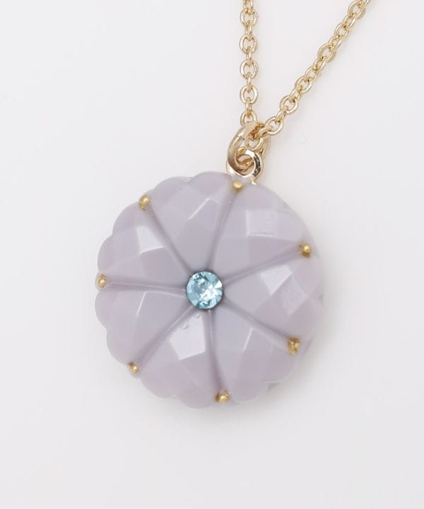 Czech Glass Button Necklace