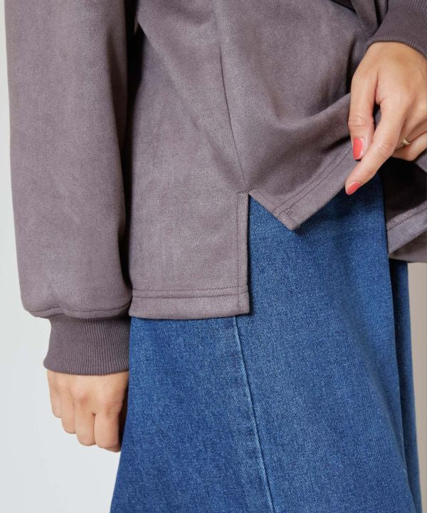 SURF＆Palms Soft Suede Hoodie