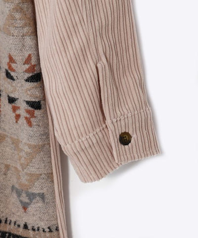 SURF＆Palms Corduroy Shirt Dress