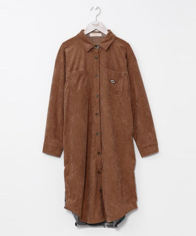 SURF＆Palms Corduroy Shirt Dress