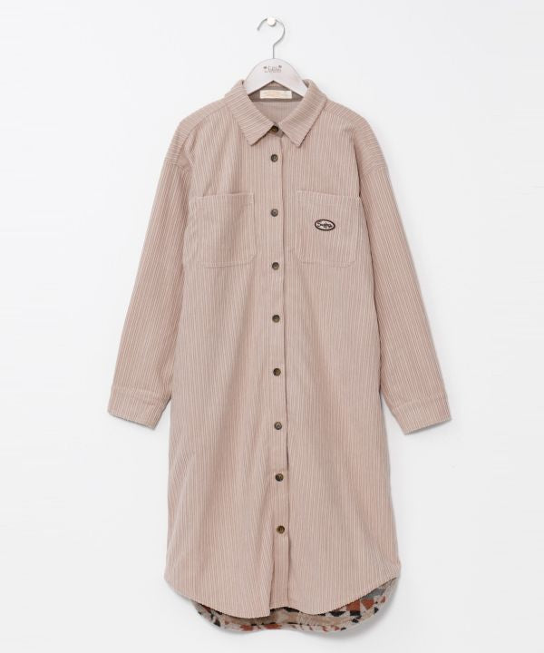 SURF＆Palms Corduroy Shirt Dress