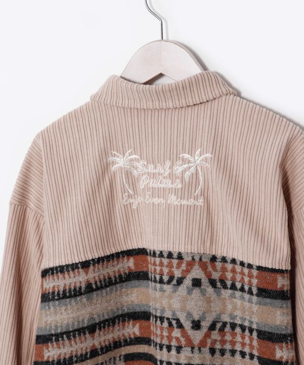 SURF＆Palms Corduroy Shirt Dress