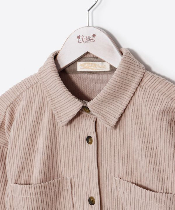 SURF＆Palms Corduroy Shirt Dress