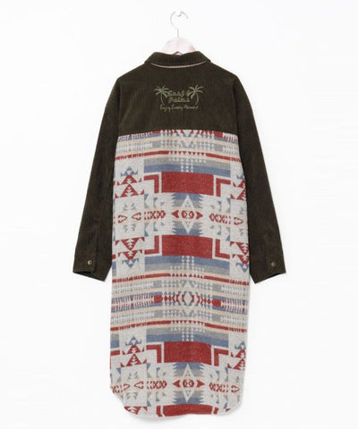 SURF＆Palms Corduroy Shirt Dress