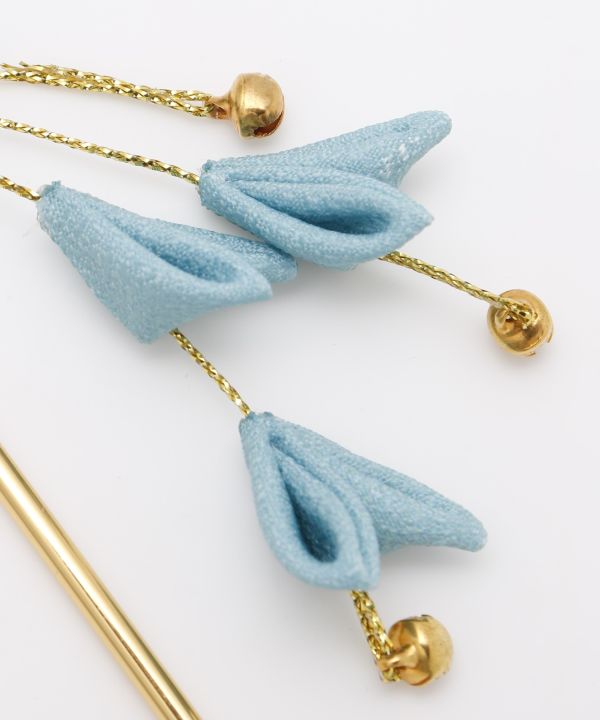 TSUMAMI ZAIKU Flower Petals Kanzashi Hairpin