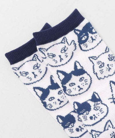 Tabi Socks - Neko no Kao 23-25cm