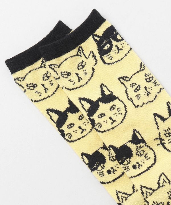 Tabi Socks - Neko no Kao 25-28cm Socks by Kaya - Ametsuchi