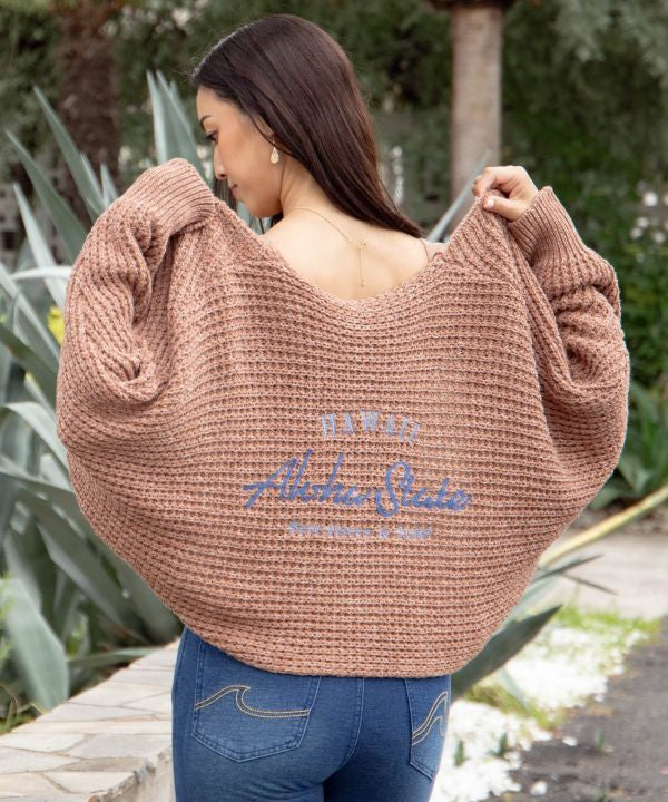 Waffle Cami and Cardigan Set